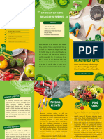 Green Yellow Fresh Organic Vegetable Farm Promotion Brochure