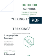 EQUIPMENTS USED IN HIKING AND TREKKING - Group 4
