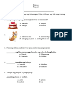 Filipino-Pang-uri Quiz