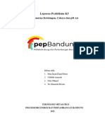 Laporan Praktikum K3 Pengukuran Kebisingan Pencahayaan Dan PH Air Kelompok 2