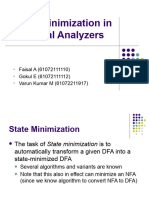 State Minimisation