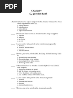 Questions Sheet For Quarter 2 Chemistry