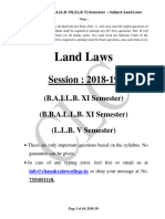 Land Laws (English) 2018