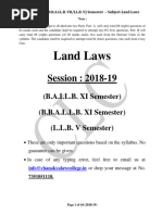 Land Laws (English) 2018