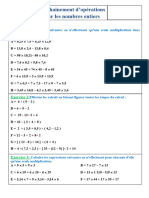 Les Operations Sur Les Nombres Decimaux Serie Dexercices N1 Word 5