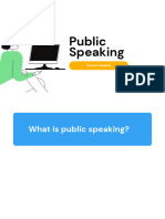 Public Speaking