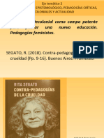 E2. Pedagogía Feminista - Rita Segato