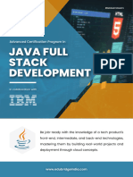 Vgt1 Advanced Certification Program in Java Full Stack Development - IBM