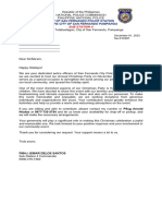 Letter For Guanzon Motorcycle Company