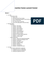 Interactive Cares Laravel Career Path Outline 1