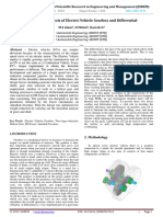 Design and Analysis of Electric Vehicle Gearbox and Differential