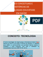 Bases Conceituais e Históricas de Tecnologias Educativas em Saúde