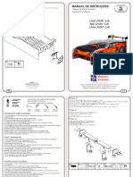 MP 1285 Manual Montagem Cama Carro Sport Car Apoio 145x20x20