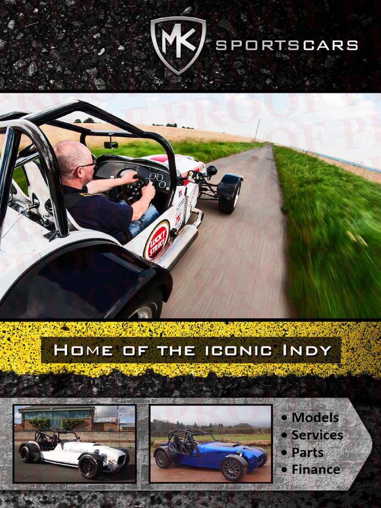 MK Sportscars Indy Kit Car Overview | PDF | Car | Automotive Industry