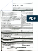 ENT Mcqs Ch4 Past