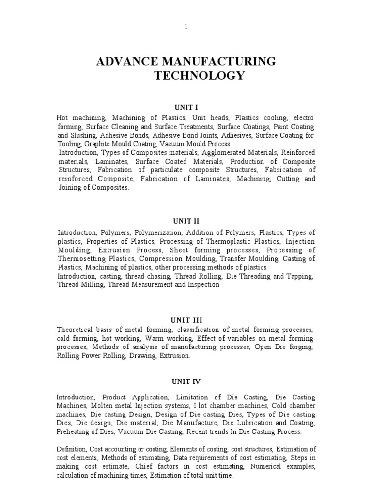 Amt Notes | PDF | Composite Material | Machining