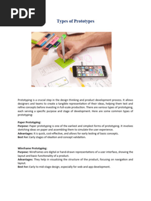 Reading_Types of Prototypes
