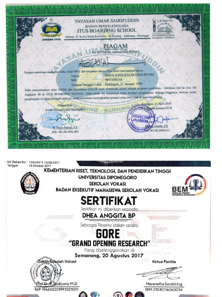 Certificate Pdf