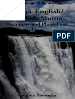 Shona-English English-Shona (ChiShona) Dictionary and Phrasebook (Aquilina Mawadza) (Z-Library)