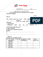 Agricultural Loan - Main Application