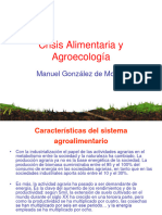 Crisis Alimentaria y Agroecología. Manuel González de Molina