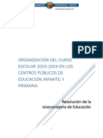 Organizacion Curso 2023 2024 Inf Prim