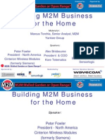 Building M2M Business for the Home