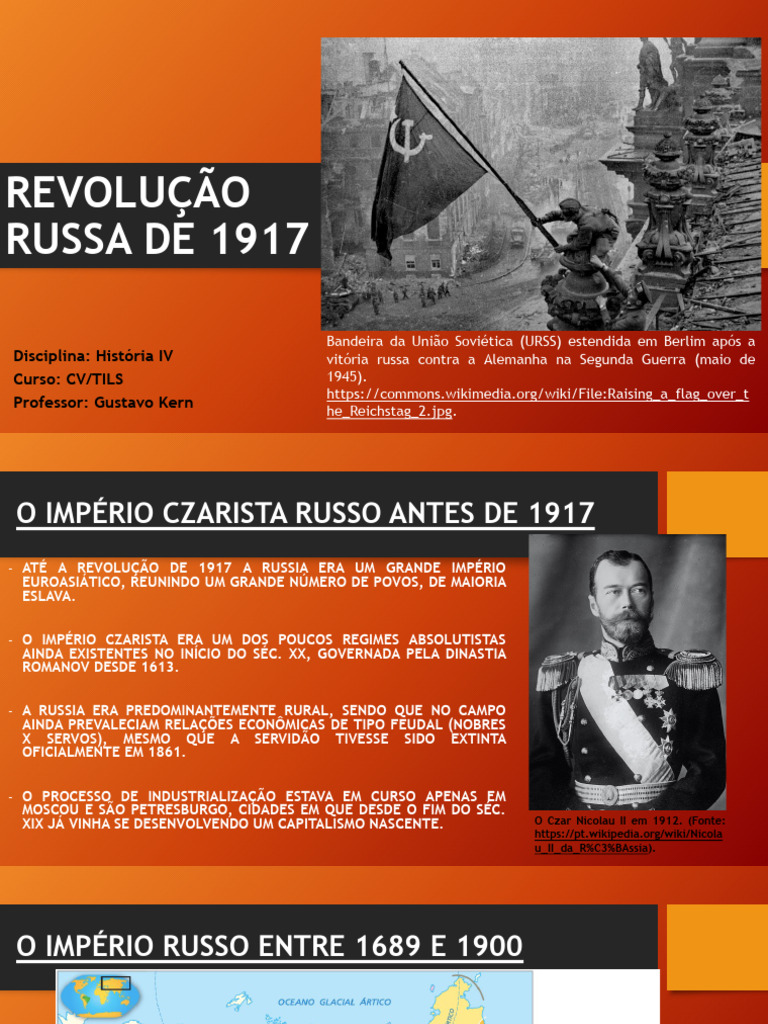 Revolução Russa de 1917: Causas e Consequências | PDF