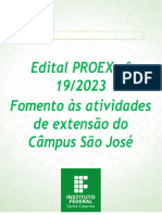 MINUTA EDITAL EXTENSAO - Campus São José 2023