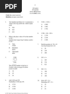 Contoh Soalan Sains Tahun 3