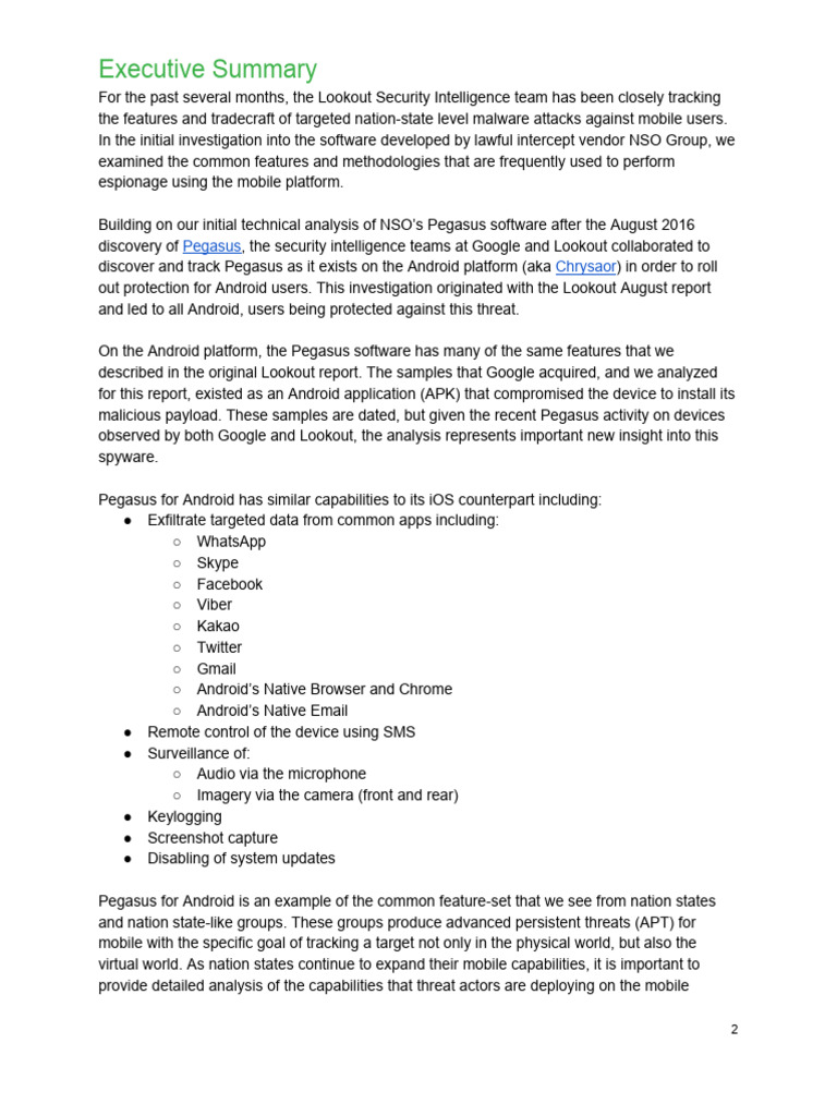 Pegasus Spyware Github