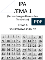 Kuis IPA Tema 1