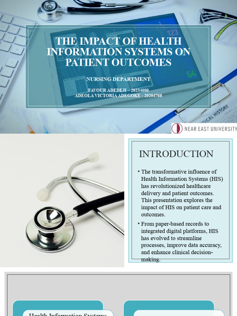 Group 2 The Impact of Health Information Systems On Patient Outcomes ...