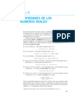 Apéndice A Propiedades de Los Números Reales