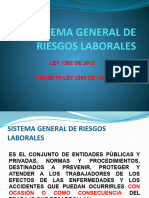 Sistema General de Riesgos Laborales