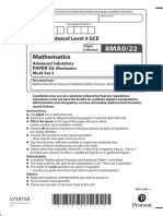 0s2 8MA0-22 Mechanics - Mock Set 2 PDF