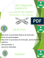 Instrução de Como Preparar A Instrução Da Tropa