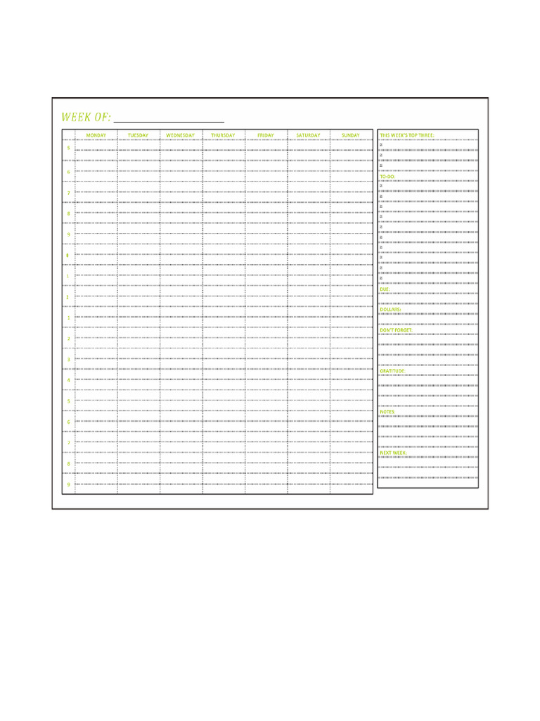 24 Hour Daily Schedule Printable 44256 Png PDF