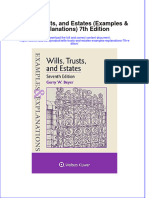 Download EBook Wills Trusts And Estates Examples Explanations 7Th Edition pdf docx kindle full chapter