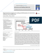 Experimental Investigation of Cracking and Deformations of Concrete Ties Reinforced With Multiple Bars