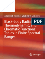 Black-Body Radiative, Thermodynamic, and Chromatic Functions: Tables in Finite Spectral Ranges