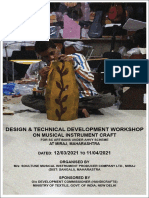 Design & Technical Development Workshop On Musical Instrumental Craft at Miraj, Maharashtra