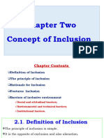 Chapter 2 Inclusiveness