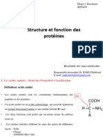 Cours 2. Structure Et Fonction Des Protéines