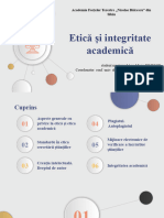 Proiect Etică Și Integritate Academică