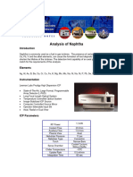 Analysis of Naphtha