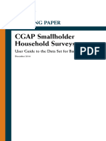 Working Paper Smallholders Survey Bangladesh Data User Guide May 2017
