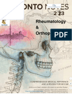 Toronto Notes 2023 - Rheumatology & Orthopedics