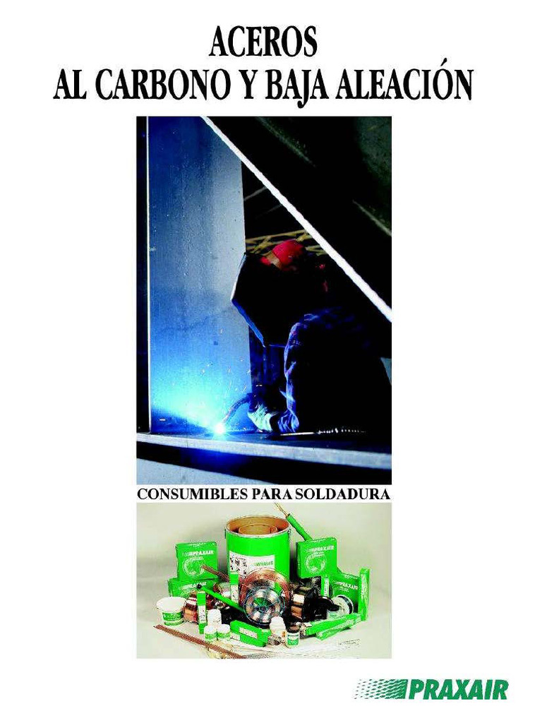 Aceros Al Carbono Praxair PDF Construcción Soldadura