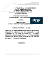 Bases de La Convocatoria Opir-003-2024